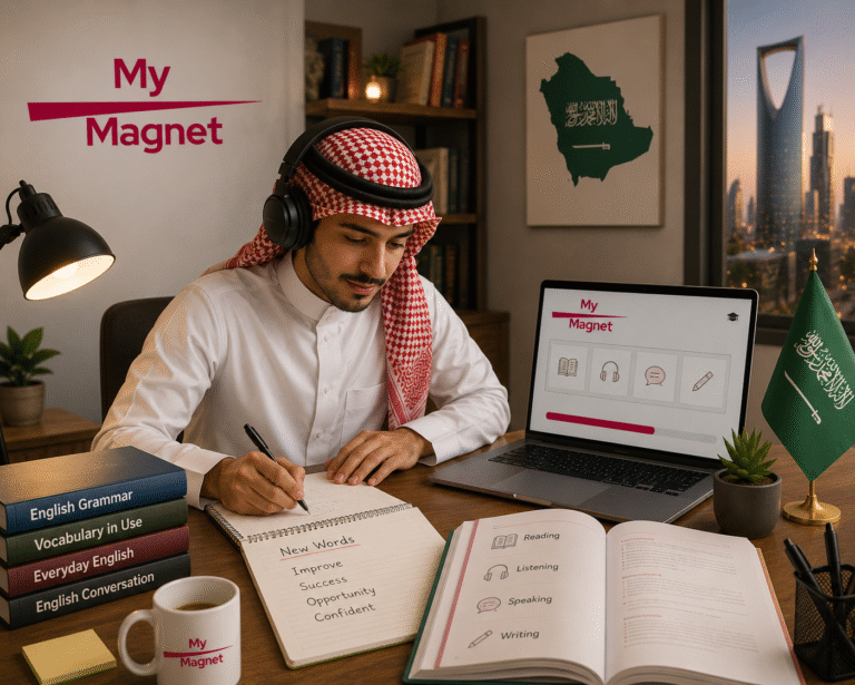 My Magnet: خيارك الأفضل لتعلم اللغة بسهولة وبسعر مناسب في السعودية